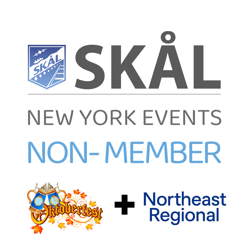 Skål Club New York Oktoberfest Dinner + Northeast Regional (NEROKT) Meeting - Non-Members Rate